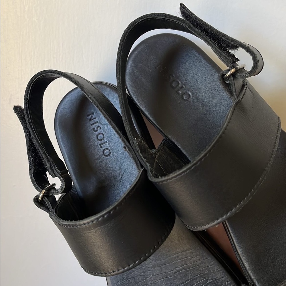 Nisolo platform go sandals